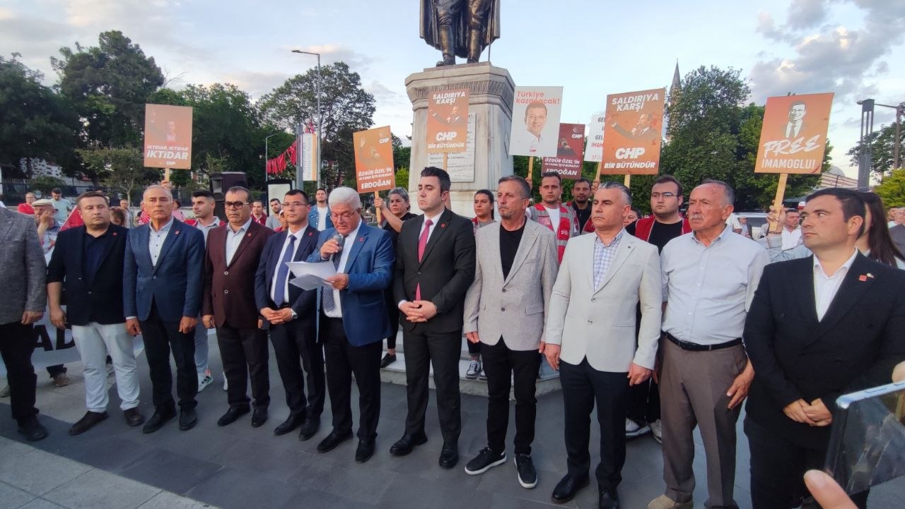 CHP Edirne İl Başkanlığı tarafından bugün kentte geniş katılımlı bir