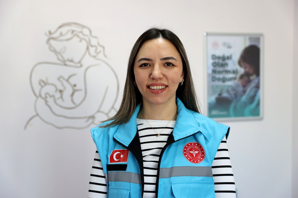 Kırklareli'nde görevli ebeler, Sağlık Bakanlığınca hayata geçirilen 