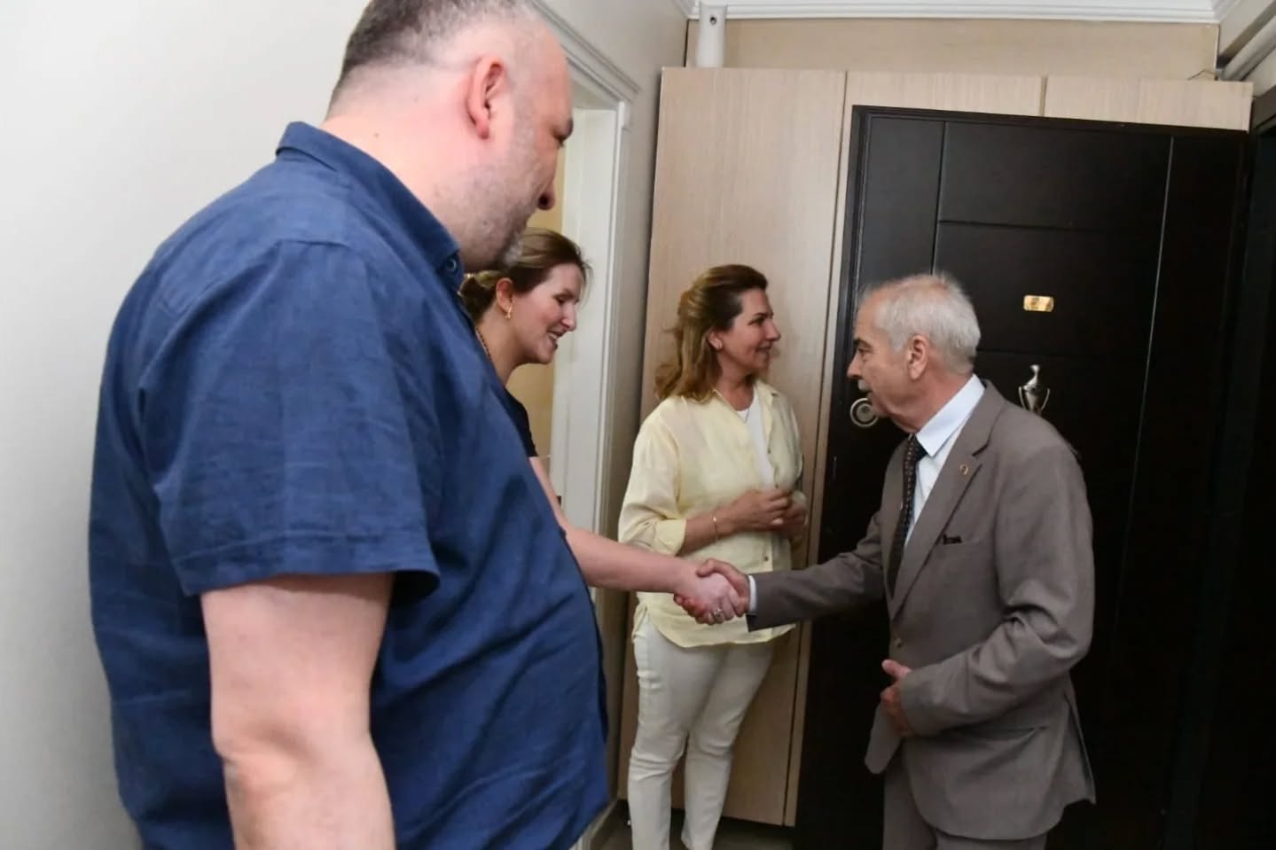 Keşan ilçesinde şehit ailesine bayram ziyareti gerçekleştirildi.