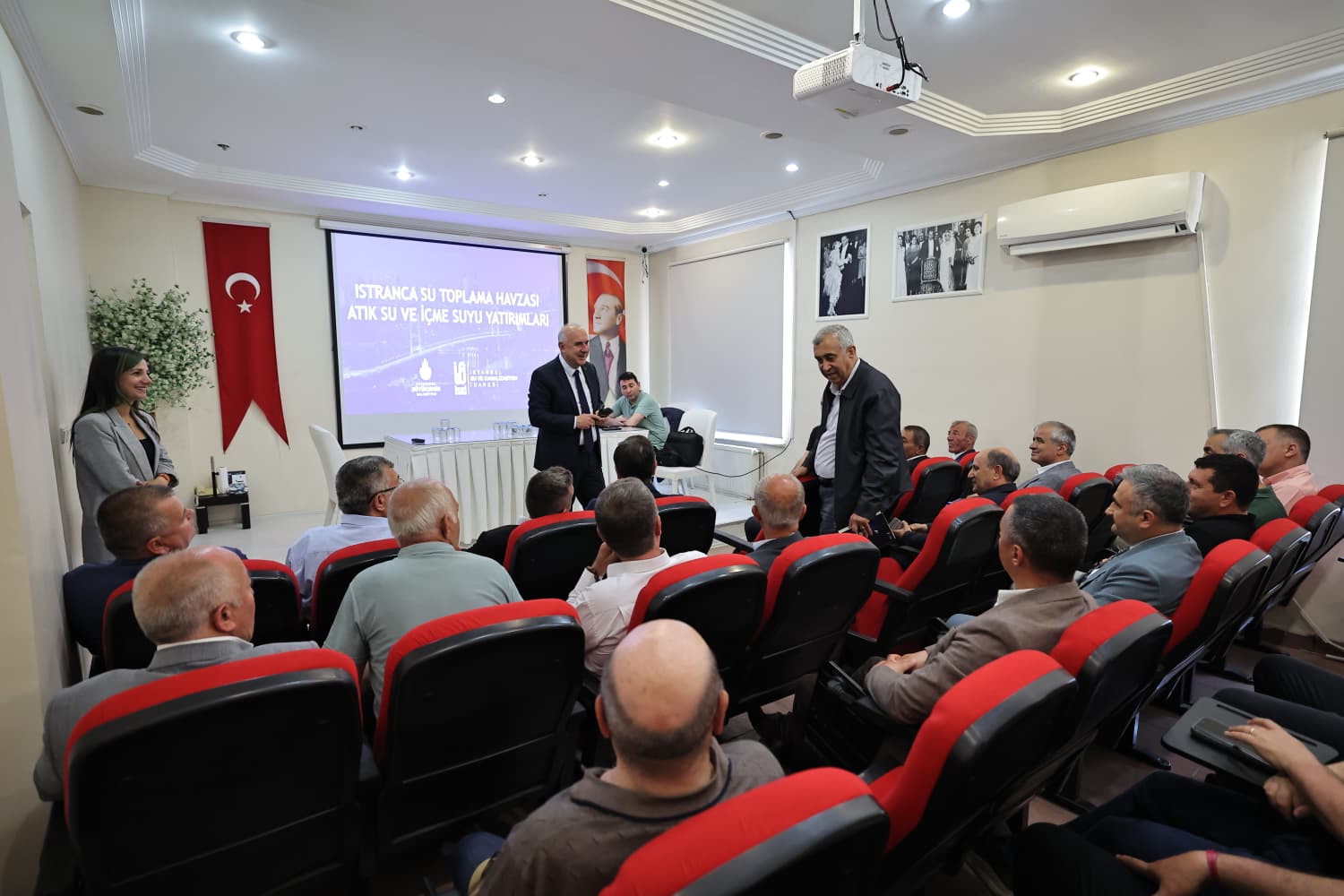 Vize'de Istranca Su Toplama Havzası İçme Suyu Yatırım Projesi Bilgilendirme Toplantısı düzenlendi.
