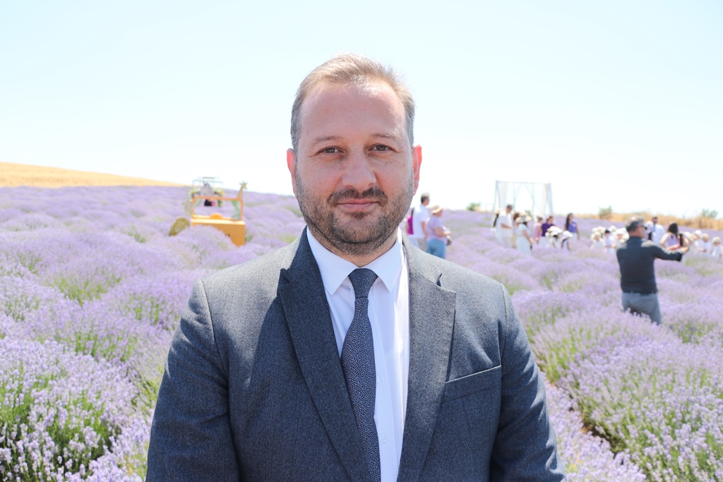 Tekirdağ'daki lavanta tarlaları, mor renge bürünen görüntüsü ve hoş kokusuyla yerli ve yabancı turistlerin ilgisini çekerek kent turizmine katkı sağlıyor.