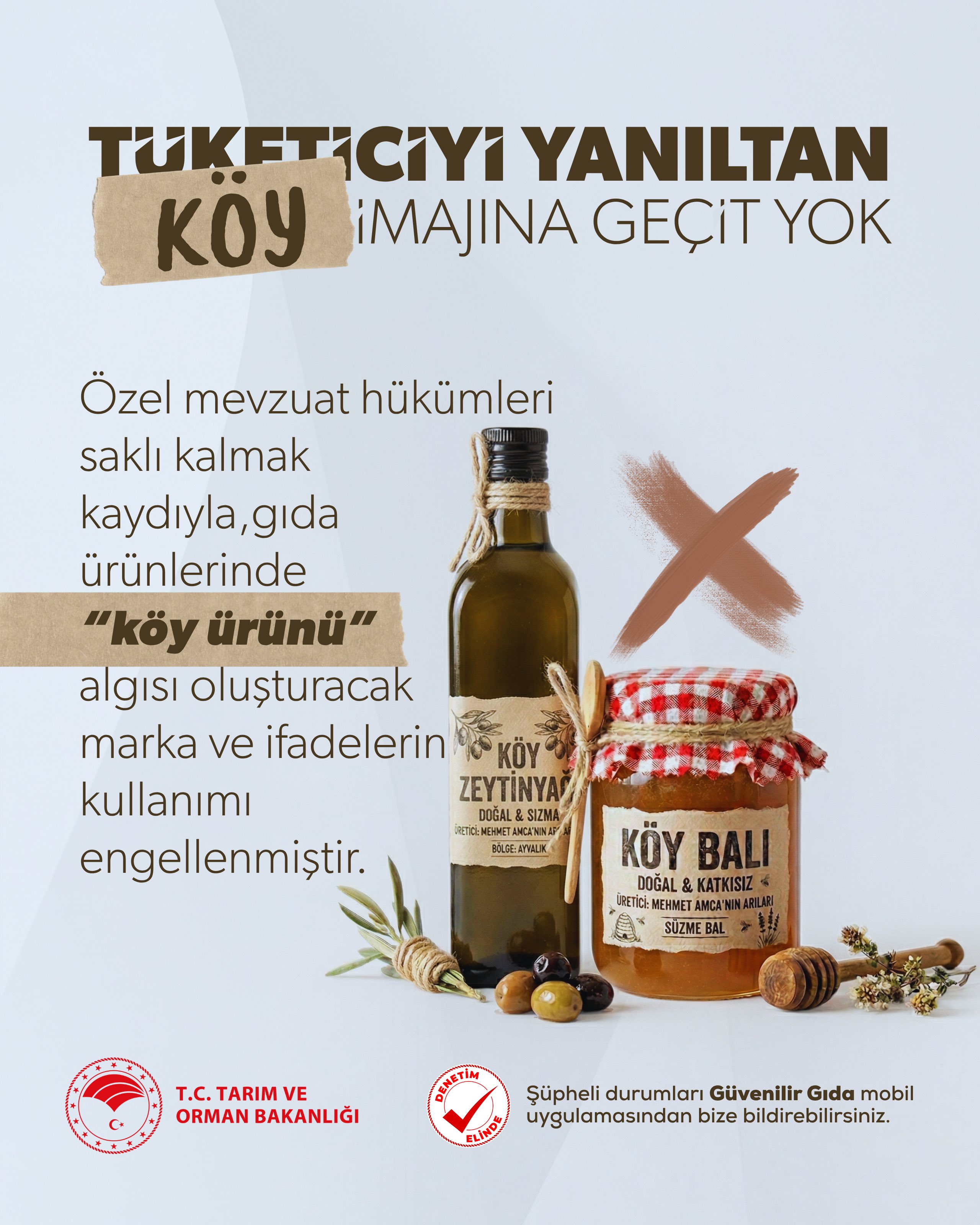 Tarım ve Orman Bakanlığı, gıda etiketlerinde 