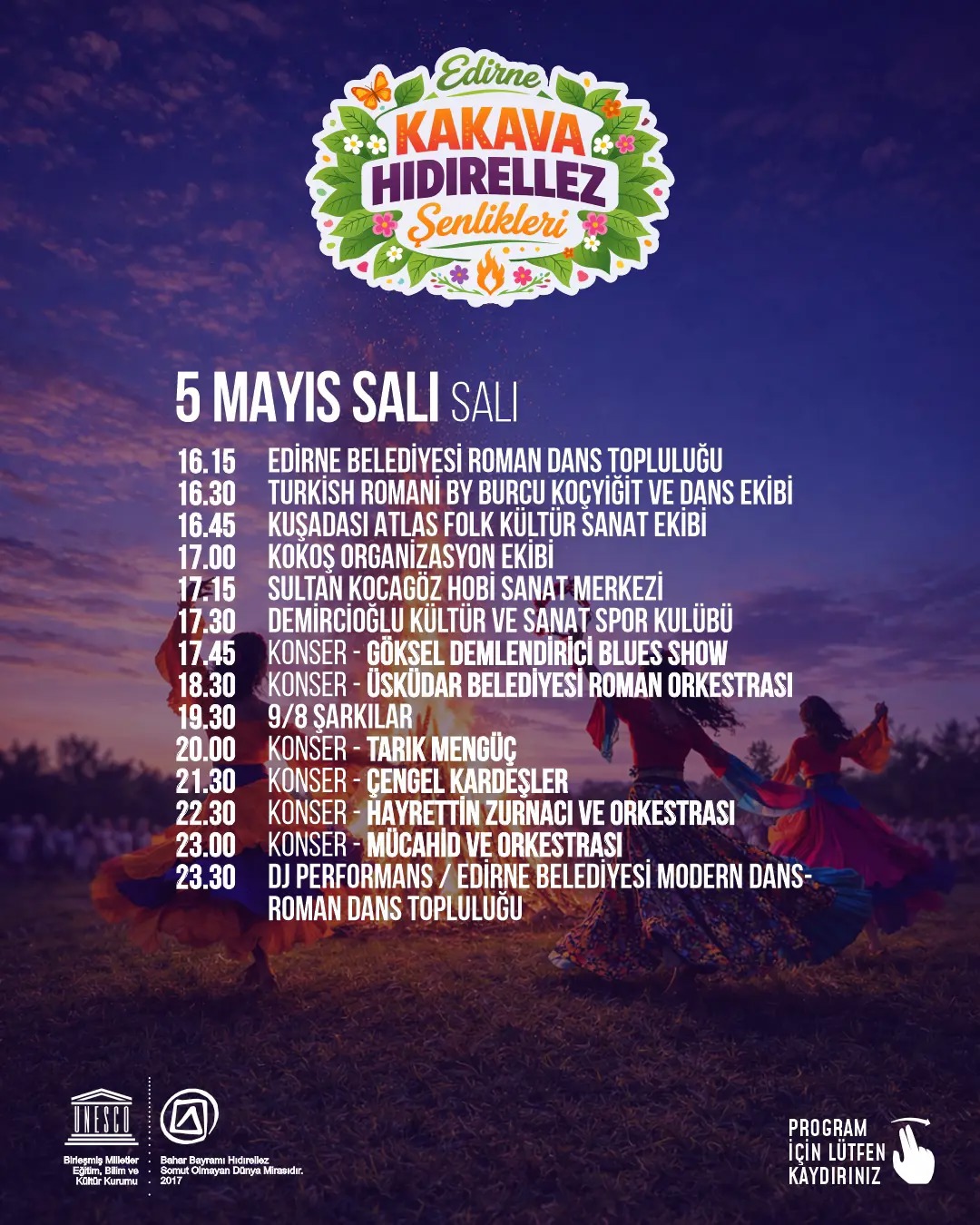 Akava- Hıdırellez Şenlikleri Programı Açıklandı