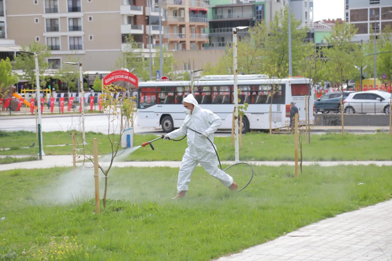 Edirne Belediyesinden  İlaçlama Seferberliği