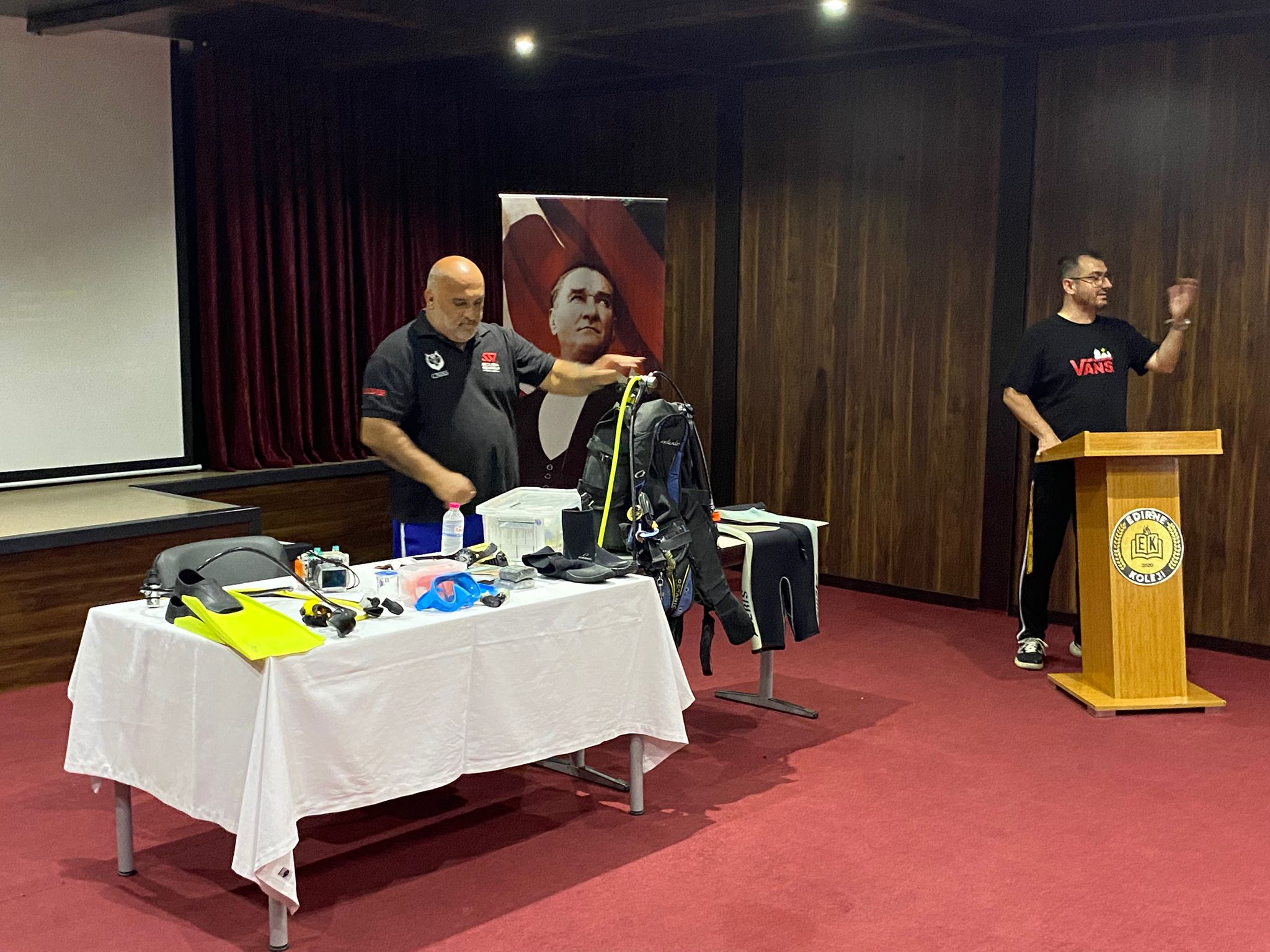 Edirne Koleji’nde Dalış ve Su Altı Sporları Söyleşisi