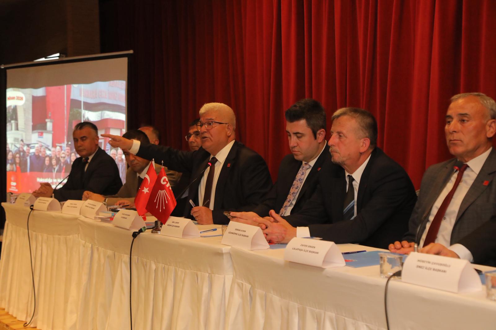 CHP’liler Danışma kurulunda Buluştu
