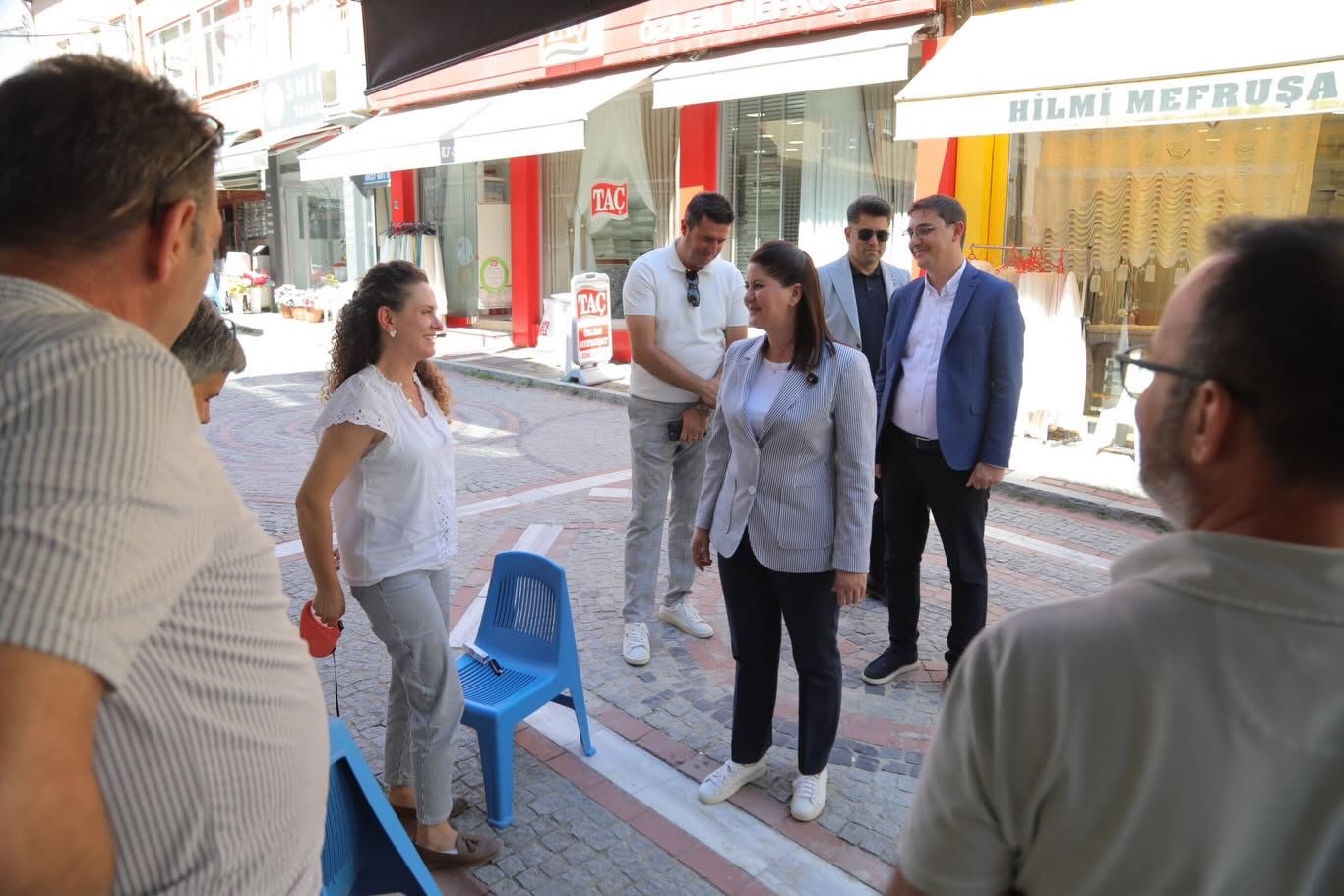 Gencan'dan esnaf ziyaret etti