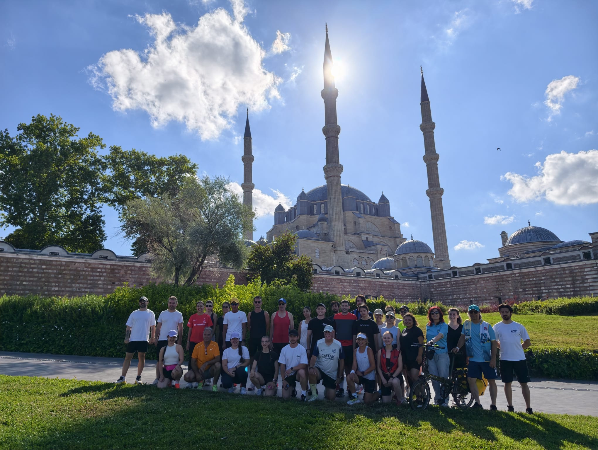 Selimiye’nin UNESCO Listesi’ndeki 15. Yılı onuruna 15 tur koştular