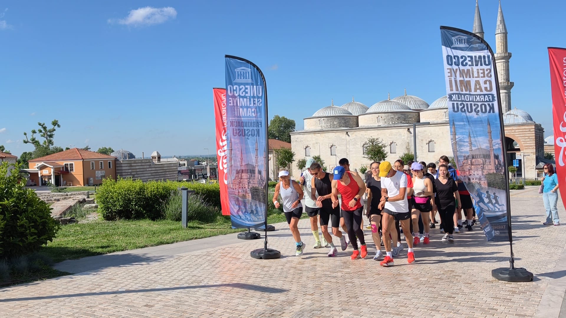 Selimiye’nin UNESCO Listesi’ndeki 15. Yılı onuruna 15 tur koştular